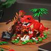 Non-Toxic Moc Jurassic Series Tyrannosaurus Rex Dinosaur Building Blocks Cute Pterosaur Brachiosaurus Bricks Toys Children Birthday Gifts