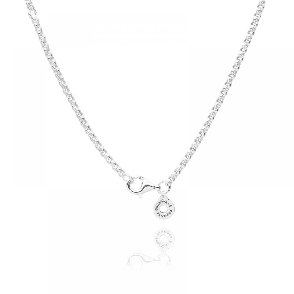 Pandora 399260c00 Moment Rolo Chain Silver Necklace