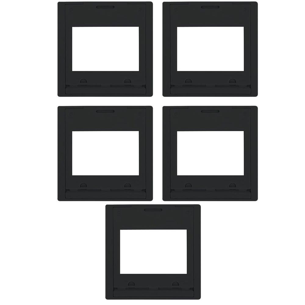 

DIY Magic Lantern Film Plastic Film Lantern Slide Vintage Photo Display Frames Slide Camera Black-5pcs