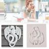 3D Dragon Silicone Resin Mold Pastry Fondant Mold Wedding Cake Decorating Tools Kitchen Baking Accessories Cake Accessories