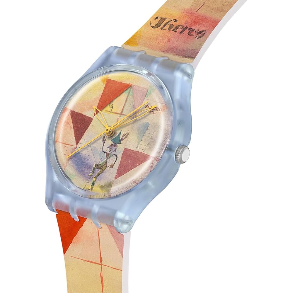Swatch GENT BIOSOURCED KLEE'S BAVARIAN DON GIOVANNI Wristwatch, SO28Z703, Unisex, Yellow