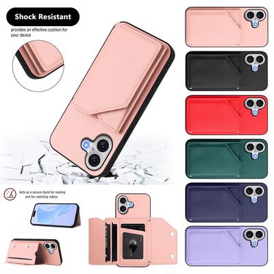 Kartenhalter Rückseite Hülle Für Samsung Galaxy A17 A12 A13 A14 A15 A16 A23 A24 S21 FE Magnetischer Knopf-Klapp Leder Geldbörse Handyhülle