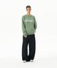 MAHAGRID Basic Logo Knit Sweater Green(Mg2Efmk620A)