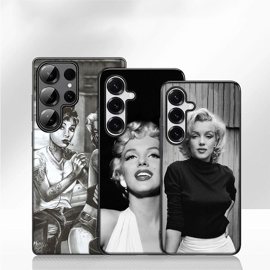 M-Marilyns Tapeta m-Monroes Pouzdro pro Samsung Galaxy A07 A13 A12 A14 A23 A50 A51 A52 A53 A70 A71 A72 A21S A04 Note 20 9 8 10