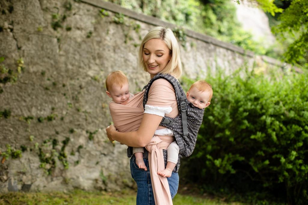Boba X Baby Carrier Imported from [Officially Japan] (Designer (Denim Rain))
