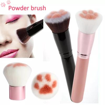 Professionelle Make-up Pinsel Nette Katze Klaue Pfote Foundation Pinsel Lose Puder Pinsel Faser Haar Birke Griff Kosmetik Werkzeug