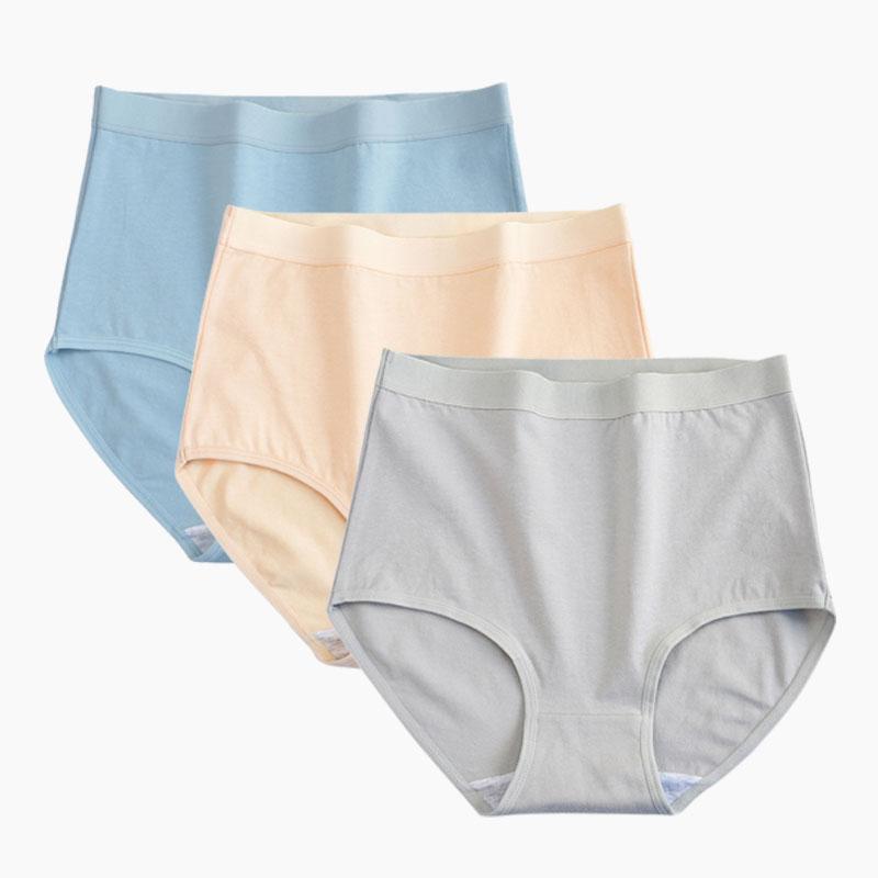 

2025 Новое поступление Хлопковые трусики Женское мягкое дышащее нижнее белье Трусики с эффектом пуш-ап Сексуальное нижнее белье Брифы с высокой посадкой XXXL