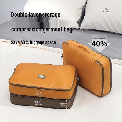 Large Double-Layer Portable Clothes Storage Bag for Seasonal Change