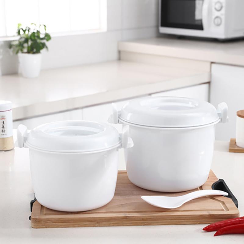 Microwave Oven Rice Cooker Multifunctional Food Steamer Pot Bento Lunch Box