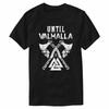 Nordic Warrior Until Valhalla TShirt 100 Cotton ONeck Summer Short Sleeve Casual Mens Tshirt Size S3XL