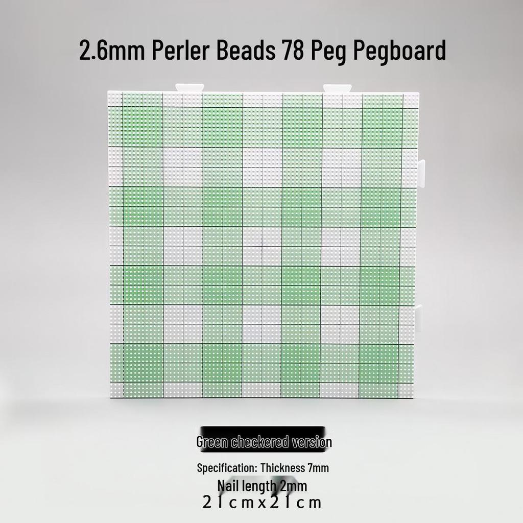 Heat-Resistant 2.6mm Pegboard Nails Set, 104 Pins for Perler Beads Mat Tool