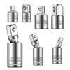 7pcs Socket Adapter Set Universal Joint Ratchet Accessories Corrosion Resistant for 1/2 3/8 1/4 Drive Sockets & Spanners