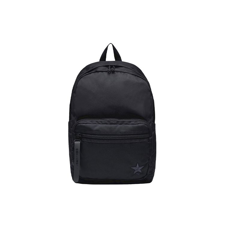 Converse Sports Casual Recycled Polyester Backpack Men Backpacks Black 10019880-A01 Black