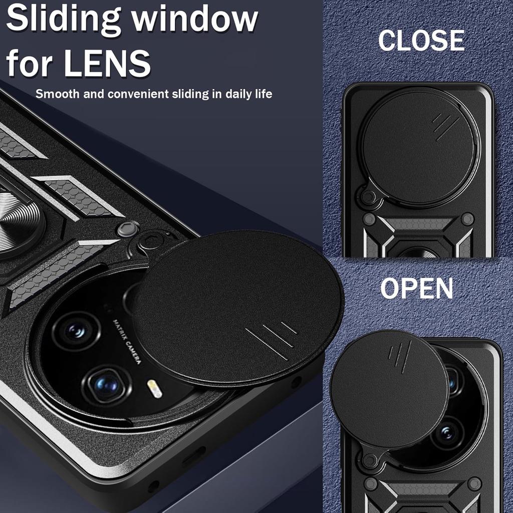 Armor Case For Realme 14 Pro 5G 14 Pro+ Plus Cover Lens Protection With Ring Magnetic Holder Coque Fundas Capa