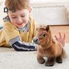 Jucărie Ponei de Pluș Electronic pentru Copii, Mers, Interactiv, Cal de Pluș, Jucărie pentru Copii Mici, Băieți, Fete, Jucărie Animal de Simulare Educativă
