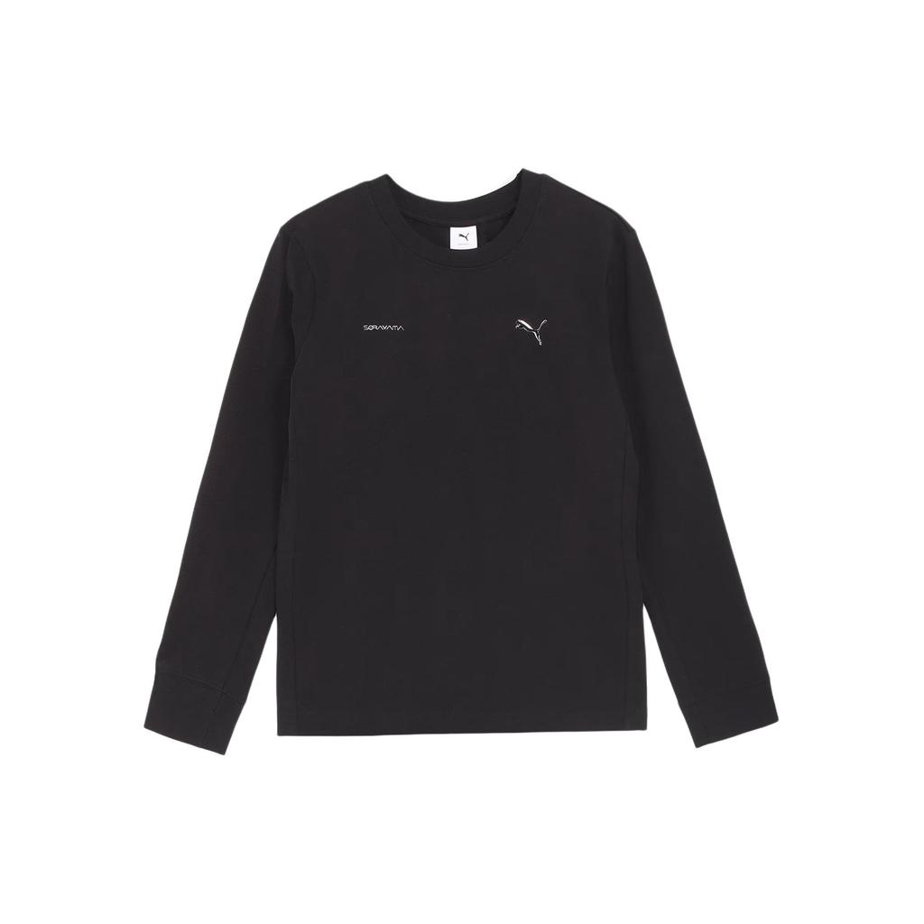 Puma X Kōyama Moto Collaboration SS24 Dragon Graphic Crew Neck Long Sleeve T-Shirt Men Tops Black 626535-01