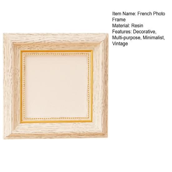 Marco de Pantalla de Arte de Marco Francés Cuadrado Po Marco Minimalista para Pinturas al Óleo