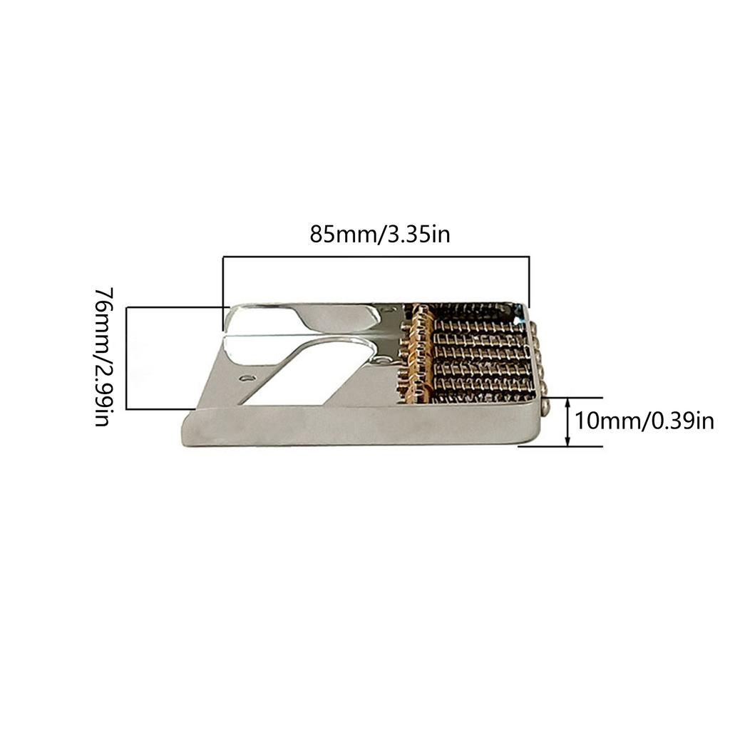 Electric Guitar Bridge Electric Guitar Fixed Bridge Pickup Bridge Set 6 Strings Bridge Plate Electric Guitar Bridge Sets
