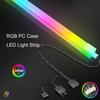 1 Set Essential Motherboard Light Strip  5V ARGB Sync Good Heat Dissipation LED Strip Lamp  RGB PC Motherboard LED Strip
