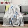 Airports and Airplanes 2D Flat Pattern Flannel Blanket High Quality All Seasons Warmth and Comfort Perfect for Christmas Gifts.MMT0918315