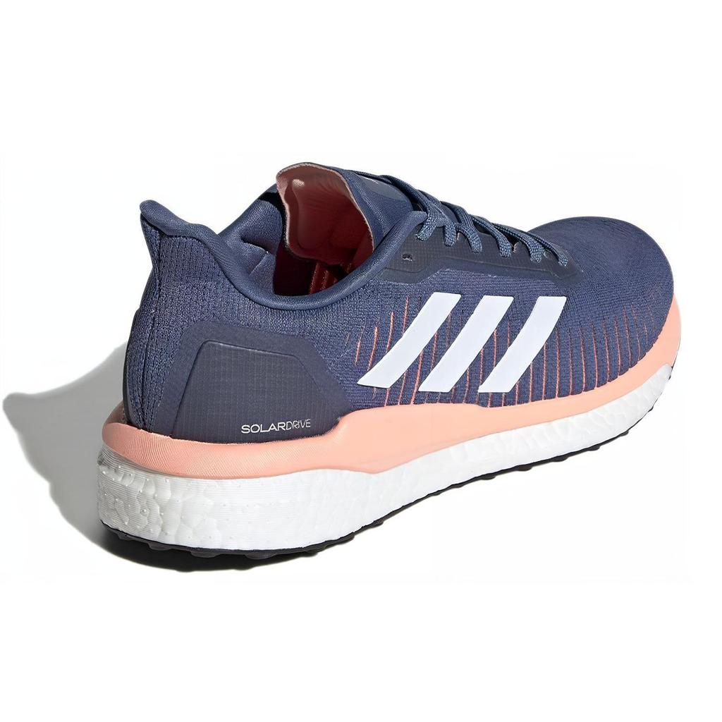 Adidas Solar Drive 19 Breathable Mesh Low-Top Running Shoes Women Sneakers Blue Pink EF0778