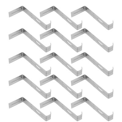 15Pcs Non-Slip Roof Tile Clips Metal Stainless Steel Fixed Clamps Roof Tile Fixing Tool Home Supplies Fix Clip Replacement