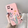 Case For Redmi 10 10C 10A Cute Heart Flower Back Cover Soft Silicone Matte Protective Funda For Xiaomi Redmi 10C Redmi10 Bag