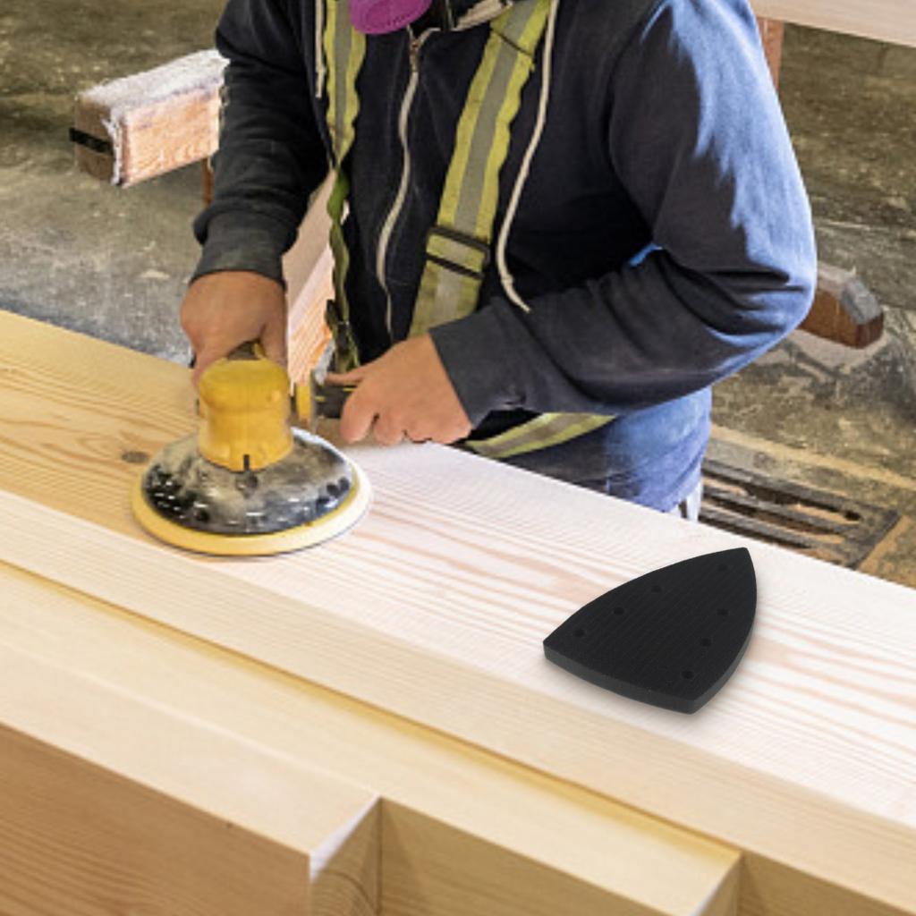 7 Holes Sanding Pad Backing Pads Flocked Sponge Cushion