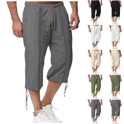 Men's Summer Casual Cotton And Hemp Sports Pants Casual Pants