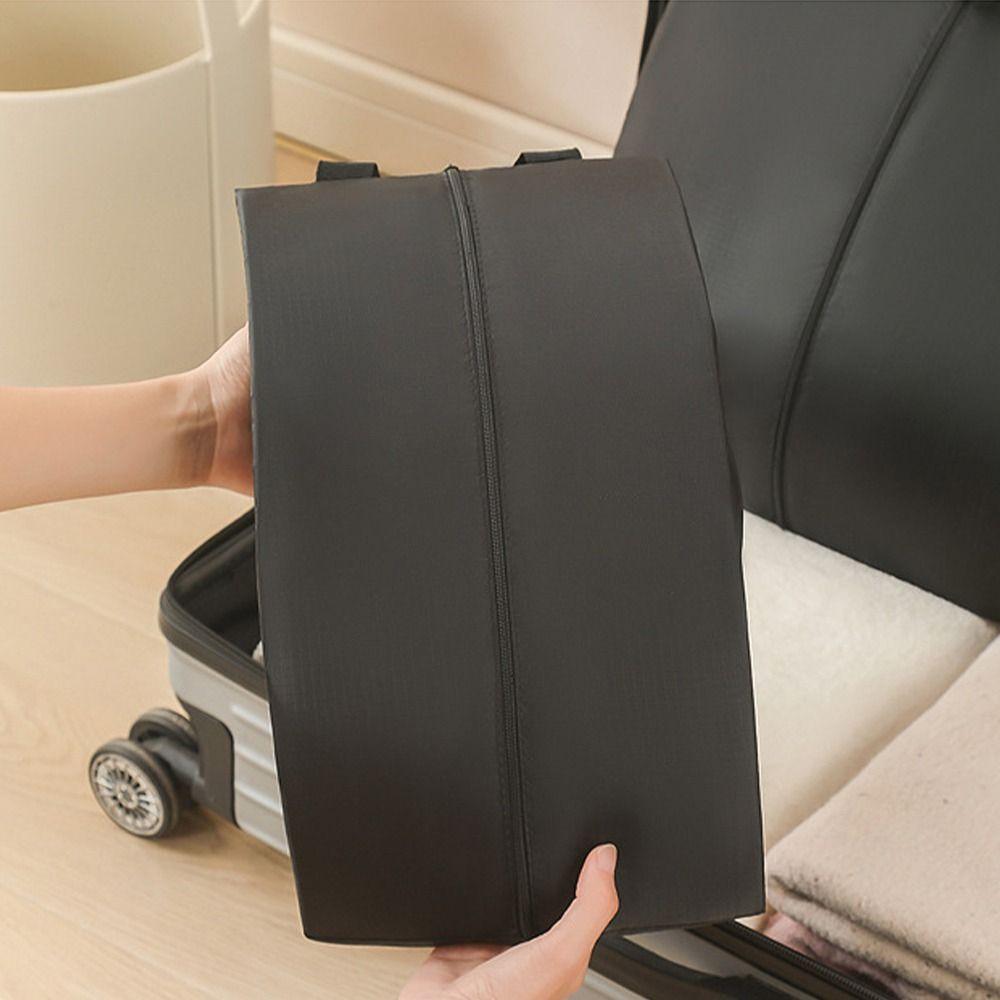 2pcs Portable Shoe Storage Bag Oxford Cloth Classified Bag Home Accessories Split Bag Bedroom