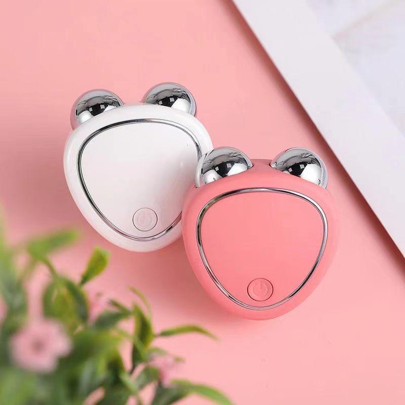 Upgraded Cross-Border Microcurrent Facial Lifting Massager – Double Roller Skin Rejuvenation Device