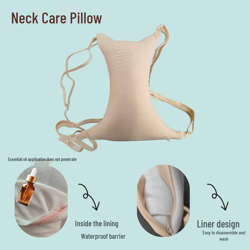 Beauty Pillow: Anti-Wrinkle, Breathable Chest Support with Adjustable Straps for Daily Care