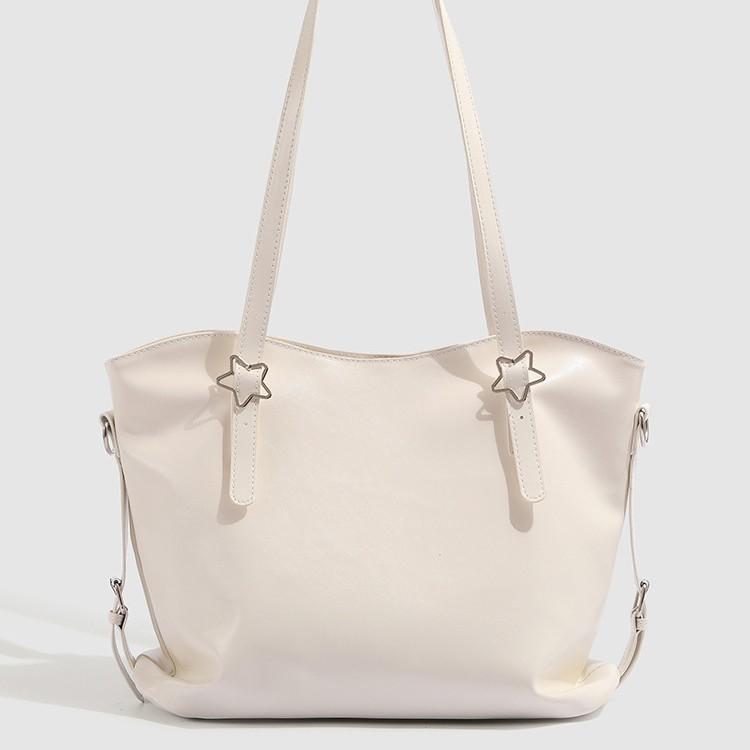 Large-capacity Commuter Tote Bag for School and Work, Large Shoulder Underarm Bag, 2025 New Niche Versatile Handbag
