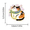 50pcs Cartoon Cute Cats PET Stickers Decals For Phone Laptop Notebook Skateboard Guitar DIY Aesthetic Transparent Stickers