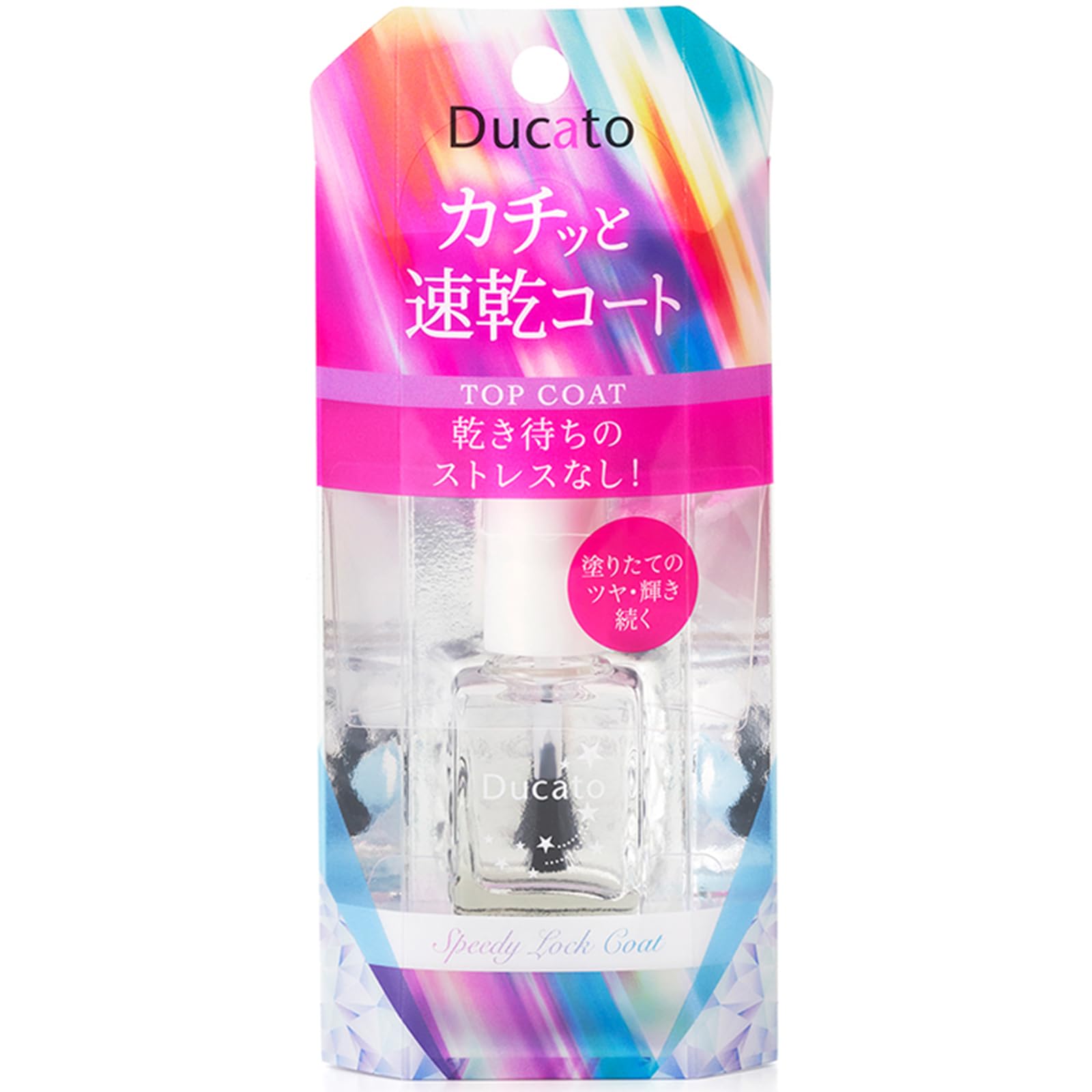 Ducato Speedy Lock Coat Top Nail Polish 9ml (Quick-Drying Coat) (x 1)