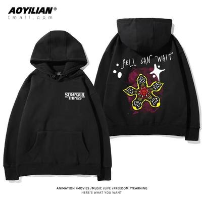 Stranger Things Hoodies Coat Fashion Winter Clothing Fashion Oversized Y2k Sweatshirts Hooded Long Sleeve Male Pullovers Streetwear Clothing