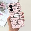 For Xiaomi Redmi Note 13 4G Case Cute Fashion Cartoon Cover Soft Silicone Phone Case For Redmi Note 13 Pro Plus Note13 5G Bumper