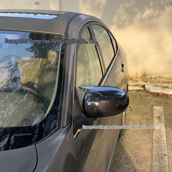 Kohlefaser-Stierhorn-Seitenspiegelgehäuse für 06-11 Nissan Sylphy