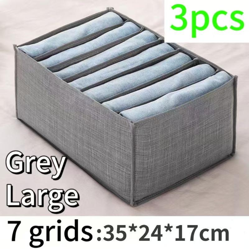 Pants Jeans Storage Box Drawers Organizer for Underwear Bra Socks Wardrobe Clothes Organizer Cabinet T-Shirt Organizers Storage