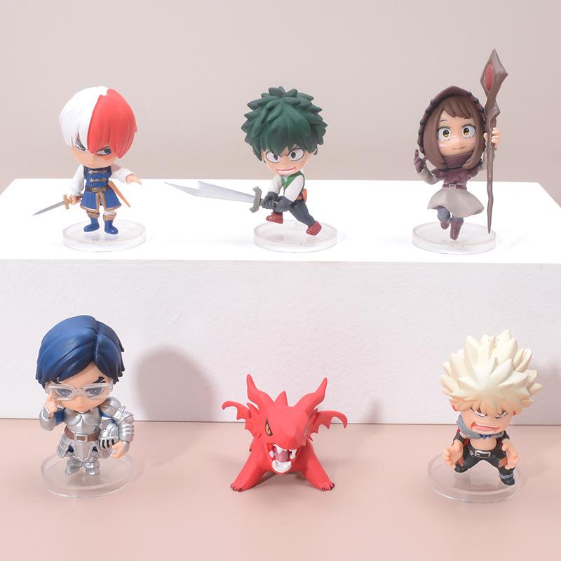 My Hero Academia Midoriya Izuku Todoroki So Kirishima Eijiro Himiko Toga Collectile Model Figures Doll Toys
