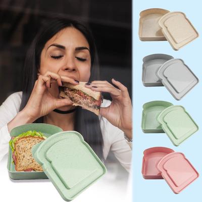 Storage Sandwich Containers Kids Or Adult Lunch 2L For On Go Meal Cooking Hot Rice Lunch Box