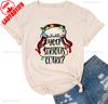 New Year Xmas Gift Merry Christmas Cotton Shirts for Women Merry and Bright Tree Graphic Holiday Printed TShirt Tops Unisex Tee