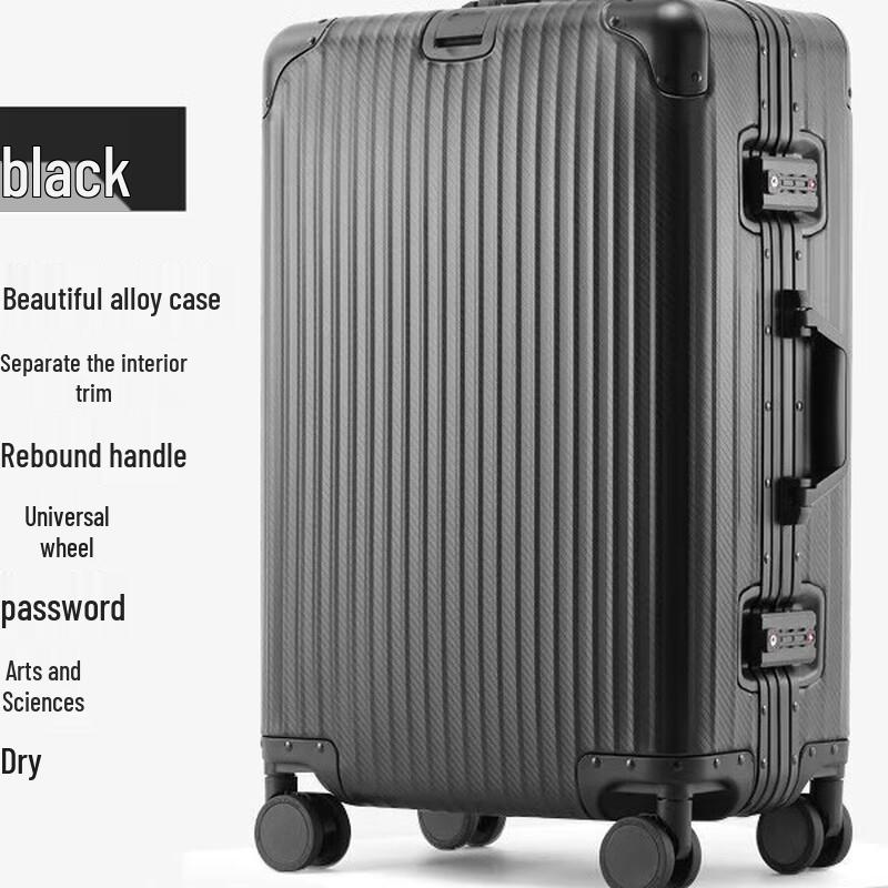 Xiaoyan Alloy Scratch-Resistant Business Travel Luggage 26 Inch