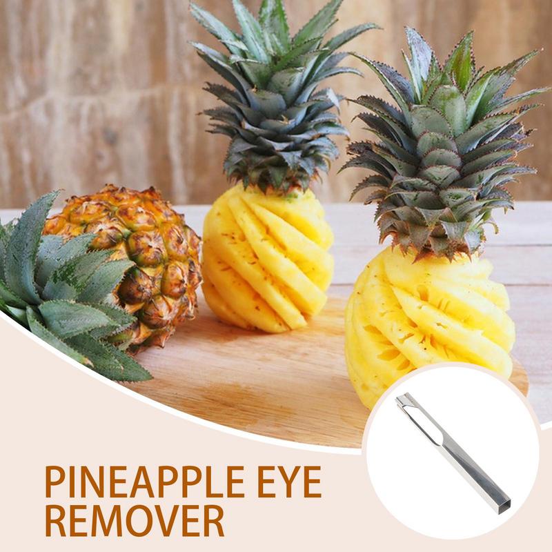 Stainless Steel Pineapple Knife V Shape Pineapple Eye Peeler Removal Easy Cleaning Pineapple Shovel Fruit Tools Kitchen Tools