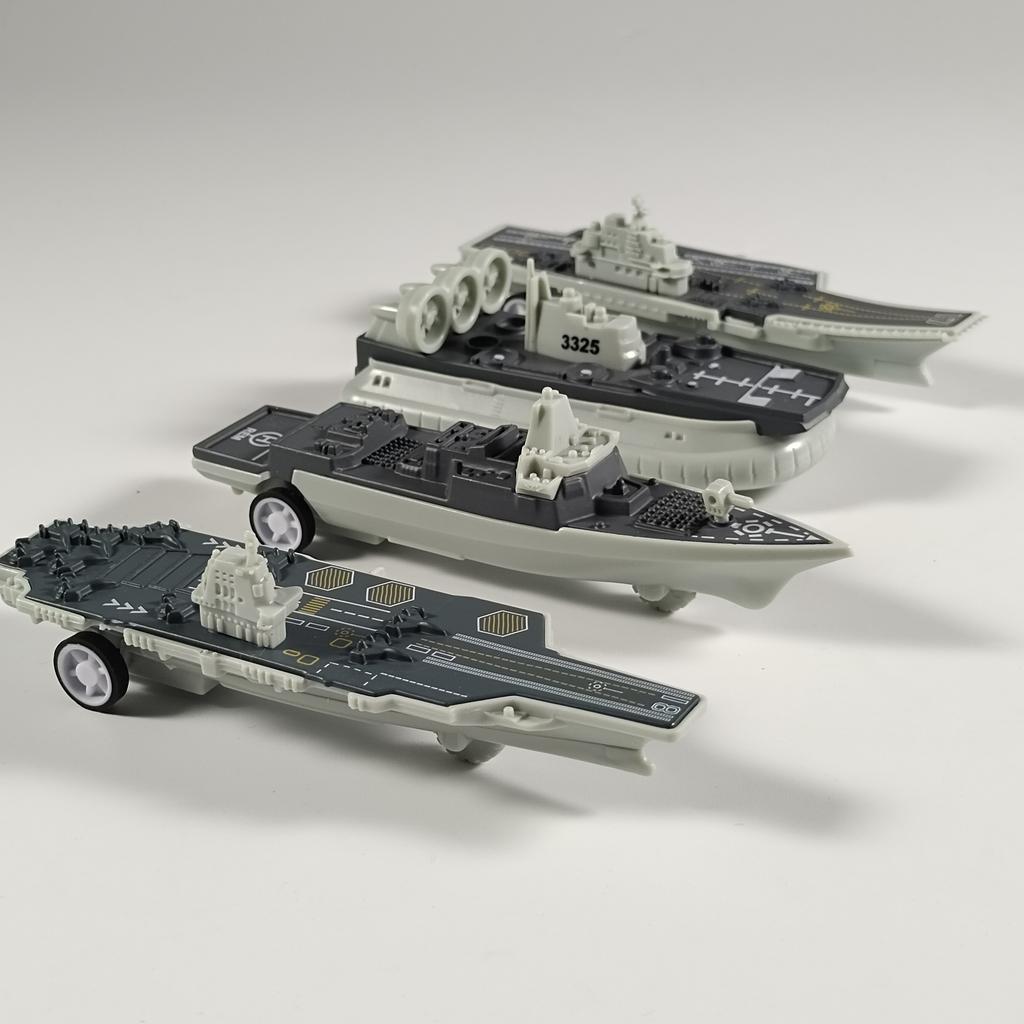 1:64 Cacciatorpediniere Fregata Sottomarino Nucleare Mezzi da Sbarco Modello in Lega pressofusa Ritiro Giocattolo per Bambini Barca Serie Miniauto Compleanno