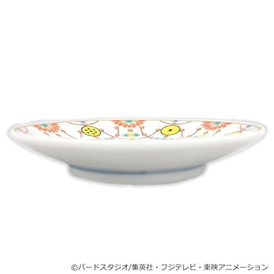 TV Dragon Ball Kutani Baked Bean Plate Gion Crest Gohan Illustration [Fuji Exclusive]
