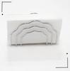 Nordic Minimalist Wrought Iron Paper Towel Holder with Semicircular Design for Napkins and Table Numbers