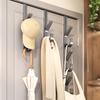 2Pcs Over the Door Hooks Heavy Duty Carbon Steel Towel Rack Punch Free Clothes Hanger for Home Bedroom Bathroom