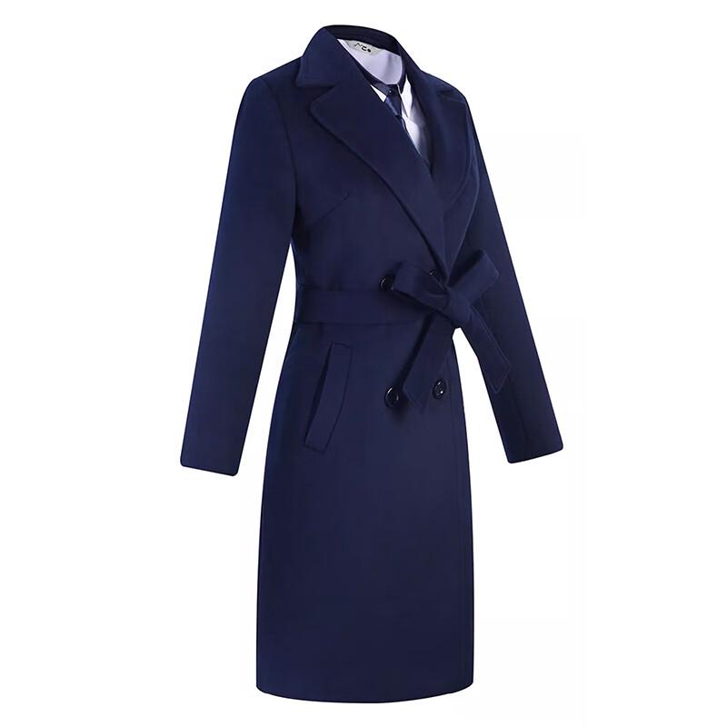 Women's Elegant Professional Slim-Fit Wool Blend Coat