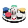 5 Holes Watch Oil Dishes Metal Turntable Watch Repair Tool For Maintenance Professionals And Hobbyists